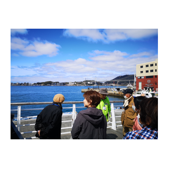 門司港散策（はね橋から関門海峡を望む）