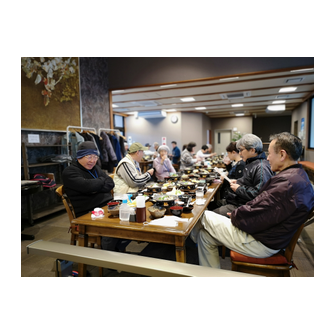 宮浜温泉レストランにて