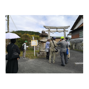 神田神社一の鳥居（周南市湯野）